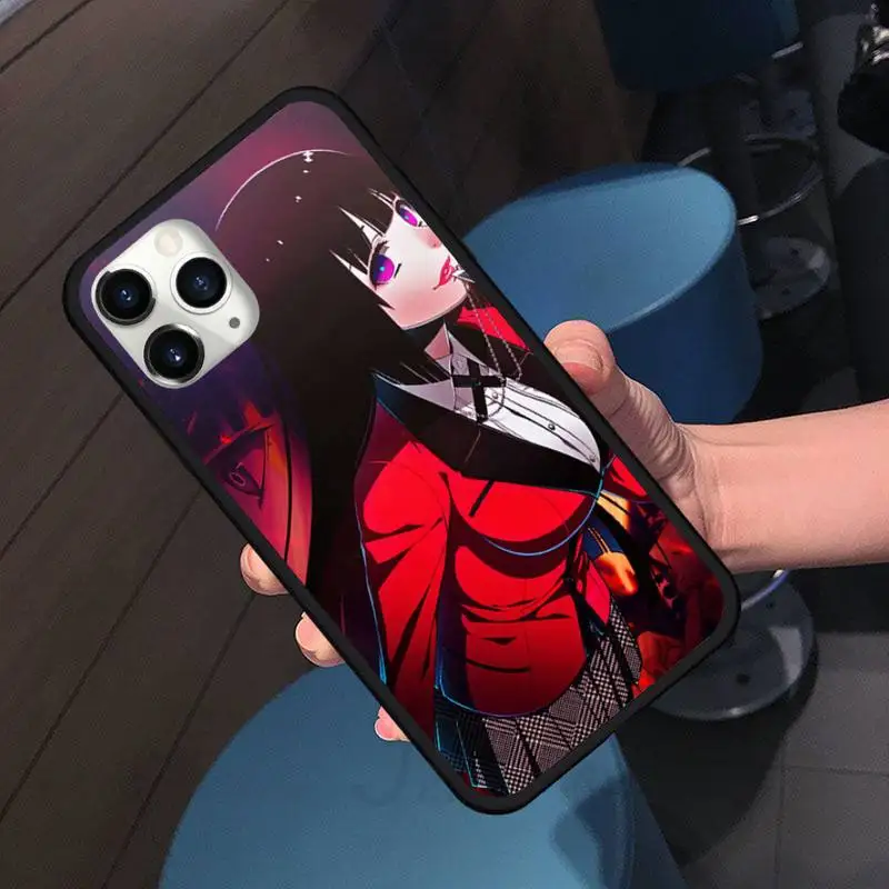 

Jyabami Yumeko sexy Japan Anime Phone Case For iphone 7 8 12 11 XR XS pro Max Mini plus Soft silicone cover shell funda