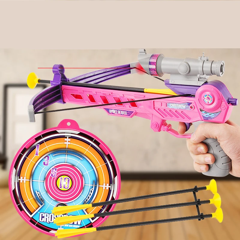 

Children's Bow and Arrow Toy Set Crossbow Gun Sports Leisure Outdoor Games Archery Parent-Child Interaction Boy Birthday Gift