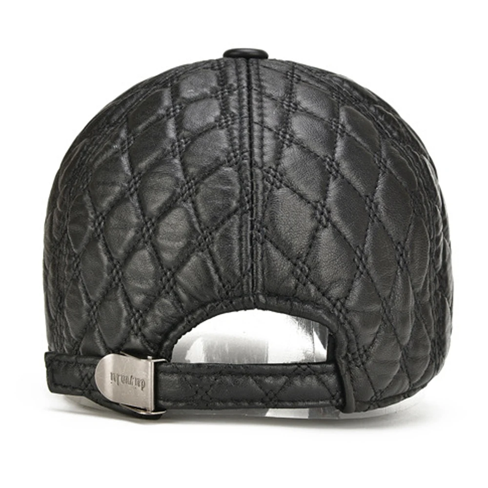 Мужская бейсболка из натуральной овечьей кожи Осень-зима 2020 | Аксессуары для