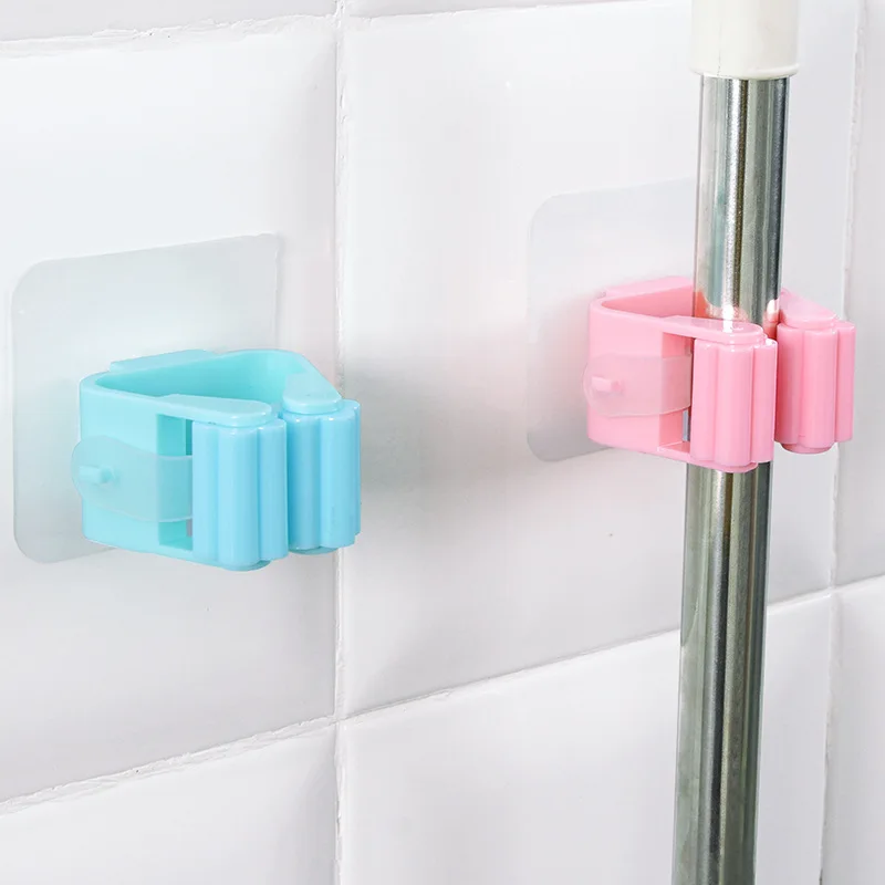 6 шт. бытовая настенная стойка для швабры метлы полка хранения кухонная