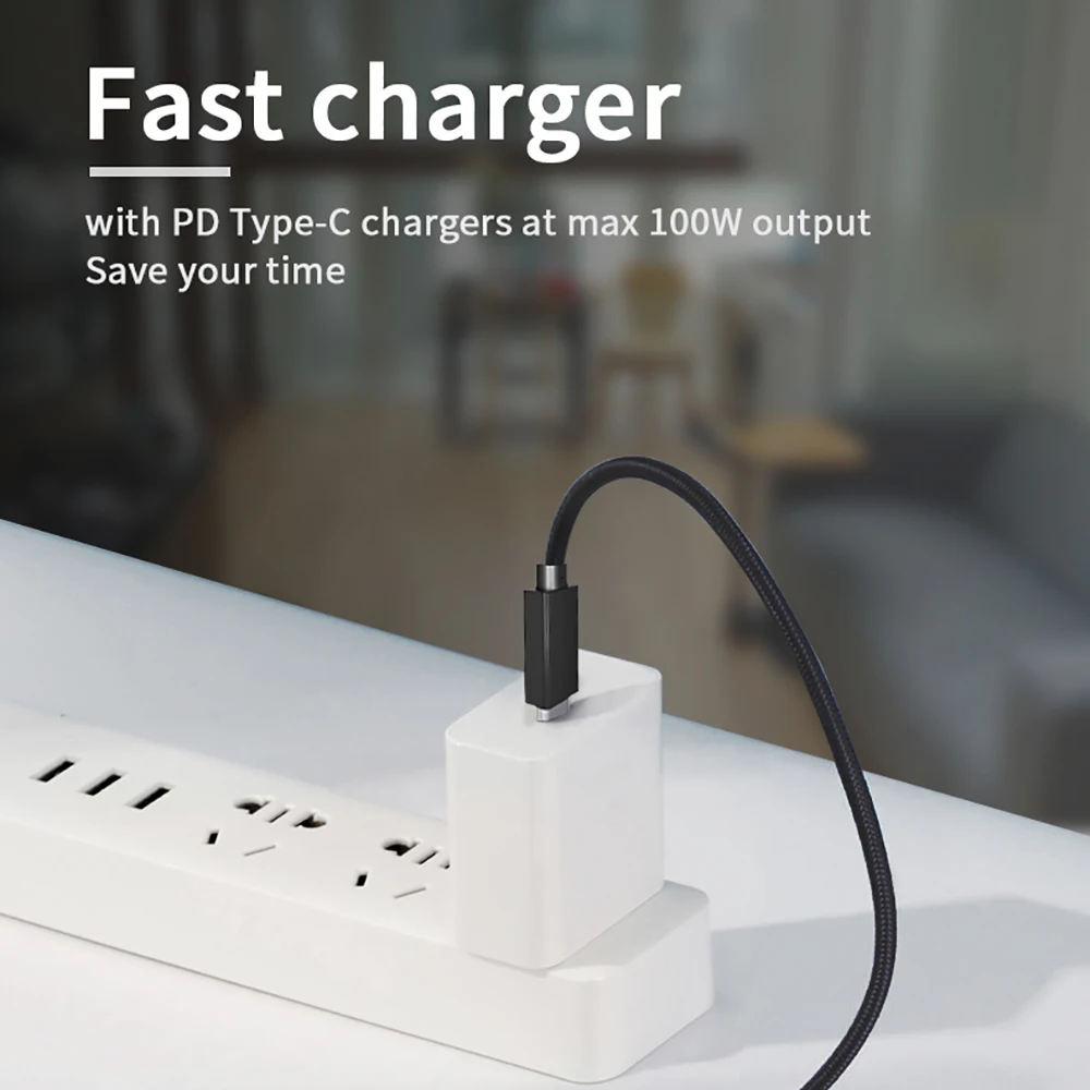 Кабель USB Type C 3 1 5A 100 Вт PD для быстрой зарядки Macbook Pro Samsung S9 S8 Note 9 8 Huawei Mate 20 кабель type