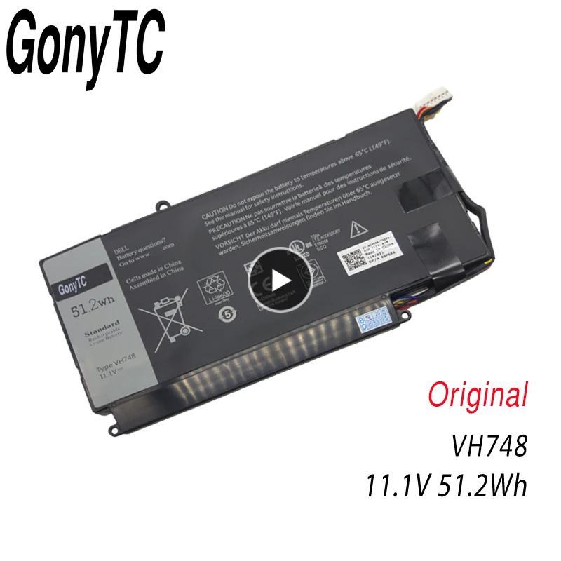 

Оригинальный VH748 Аккумулятор для ноутбука DELL Vostro 5460 5470 5560 14 5480 для Inspiron 14 5439 V5460D-1308 V5460D-1318 5470D-1328