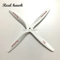 4 blade 16x816x10 ccw or cw white wooden propeller high quality for scale rc gas airplane model