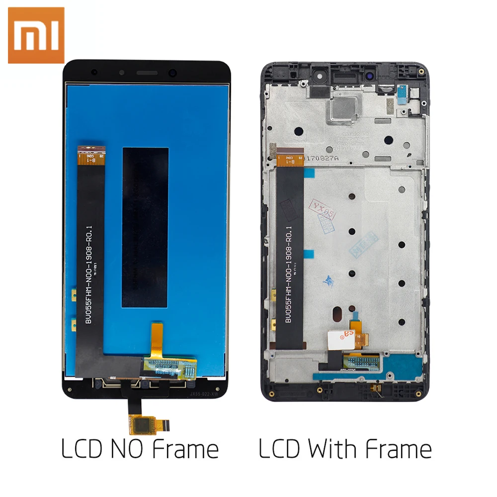 Xiao mi lcd сенсорный экран с рамкой дисплей для Xiao mi Red mi Note 4X MTK Helio X20 4 Гб 5,5 дюйма замена lcd s Displa