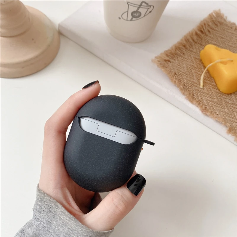 Роскошный однотонный матовый жесткий силиконовый чехол 2 в 1 для Xiaomi Airdots Pro