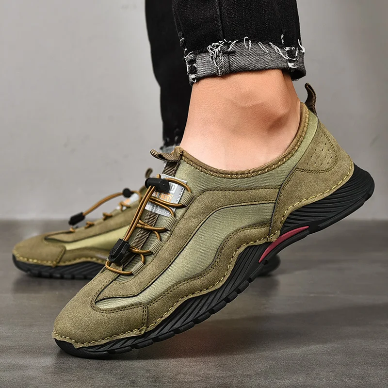 

2021 Men Shoes Fashion Lightweight Soft Leather Casual Shoes Classic Moccasins Loafers Outdoor Slip On Driving Shoes Big Size