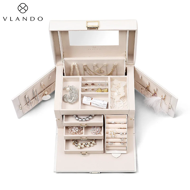 Шкатулка для ювелирных изделий в европейском стиле Корейская коробка хранения