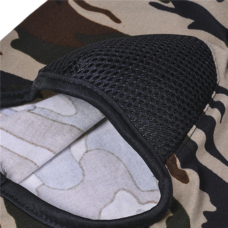 

Men's Camouflage Hats Full Face Mask Outdoor Cycling Breathable Warm Windproof Beanies Casual Elastic Balaclava Winter Caps