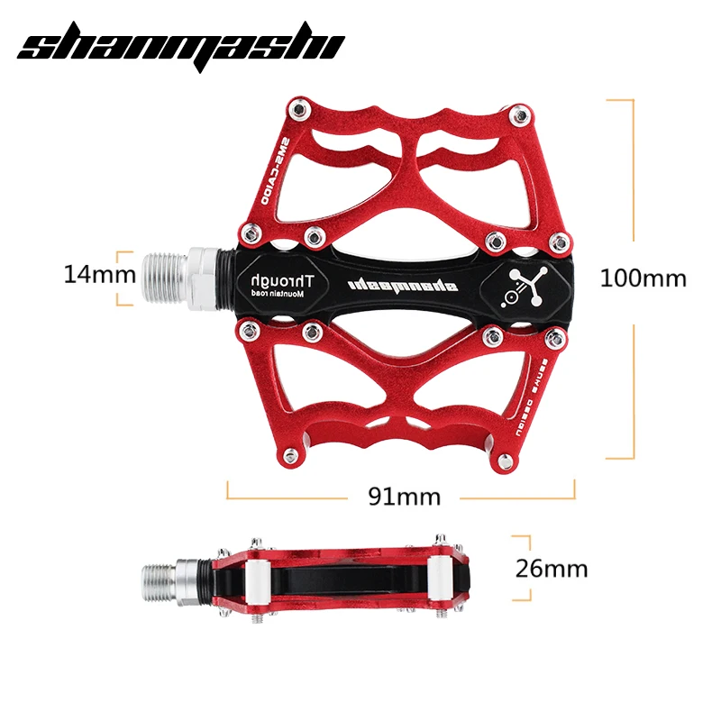 Алюминиевые велосипедные педали подшипники скольжения из сплава педалей для