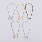 Асимметричные Серьги-Крючки 50 шт.лот 12*25 мм, фурнитура для изготовления ювелирных изделий, аксессуары сделай сам