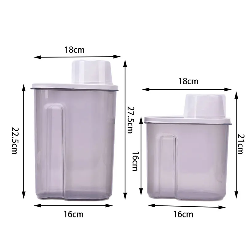 

1PCS Food Storage Containers Airtight Containers - Cereal & Dry Plastic Containers for Cereal Flour Rice Snacks Sugar