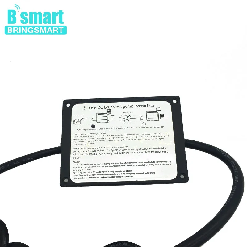 Bringsmart JT-1000B-T 1200L/H 17M высокий подъем 12В DC бесщеточный бустерный насос Солнечный