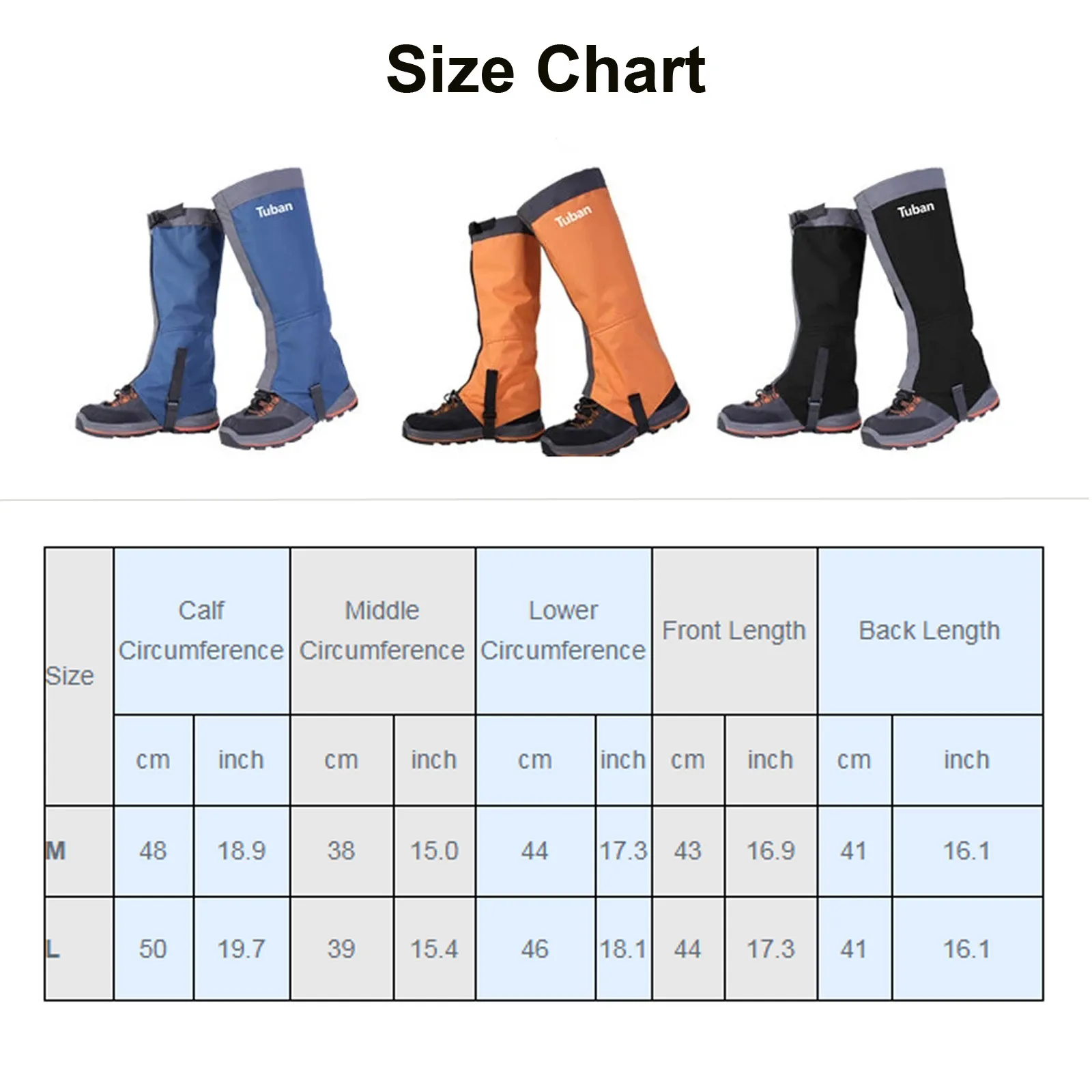 

Outdoor Camping Hiking Climbing Waterproof Snow Legging Gaiters For Men And Women Teekking Skiing Desert Boots Shoes Covers #T3