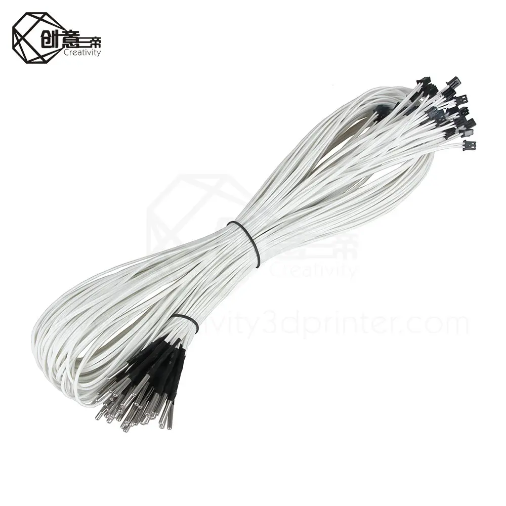 Датчик температуры для нити высокой 350 градусов 1 м/2 м|Детали и аксессуары