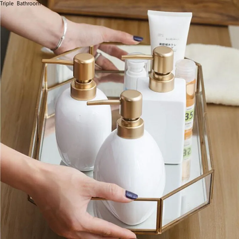 

1 шт., керамический диспенсер для жидкого мыла в скандинавском стиле