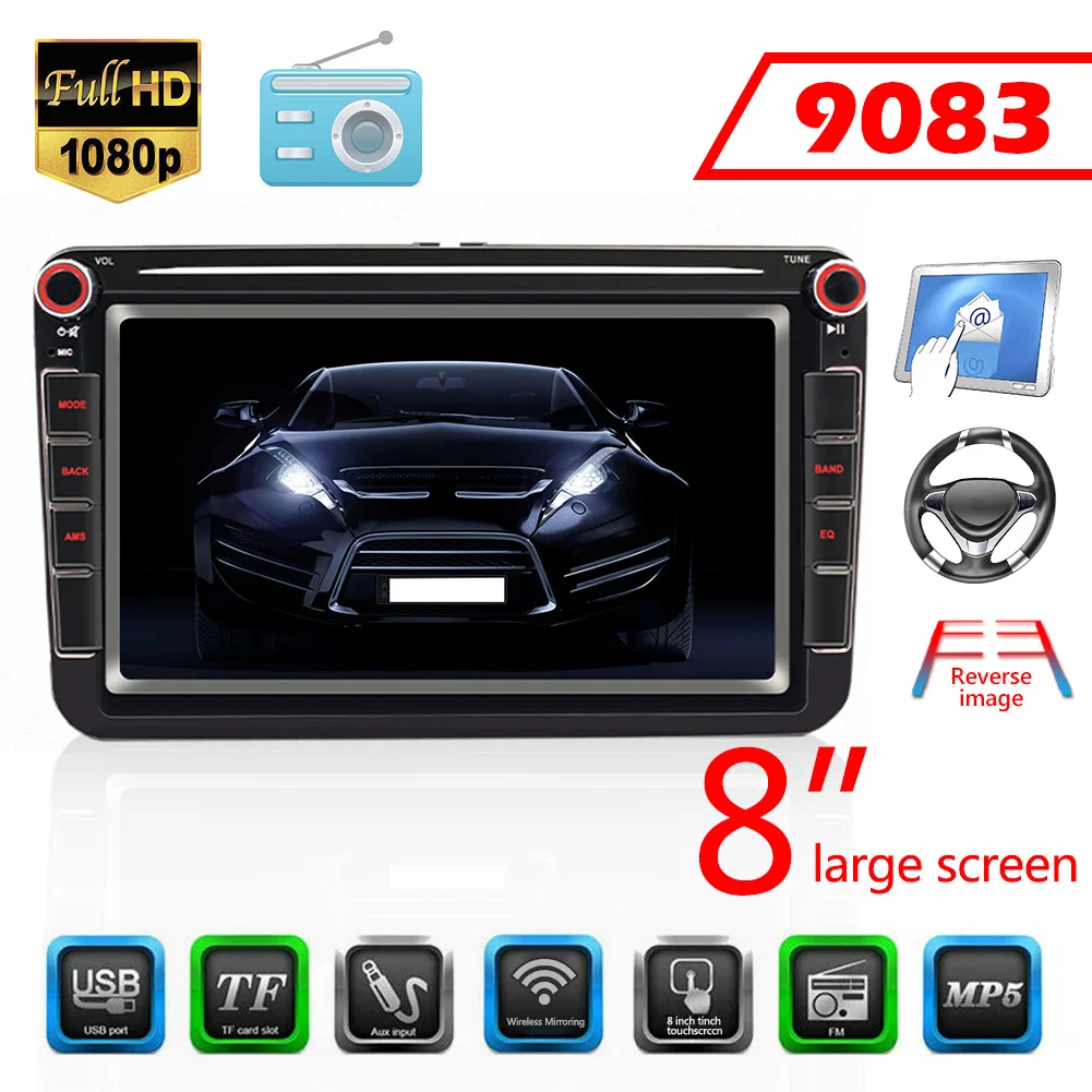 

8 inch 2 Din HD Car Radio Auto Multimedia Video Audio MP5 Player for Volkswagen Support Mobile Phone Interconnection