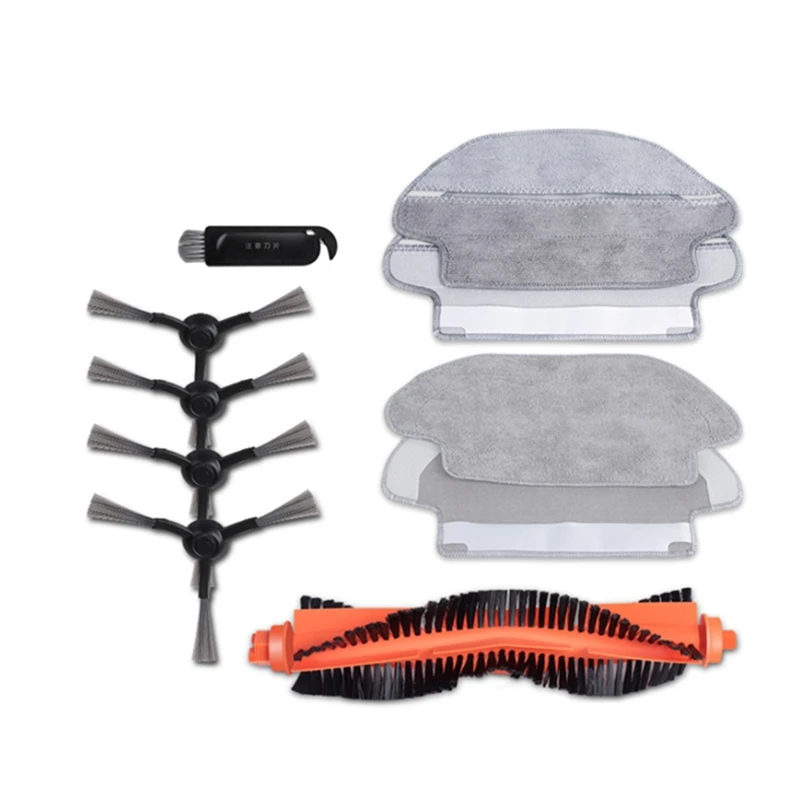 

Боковая щетка, рулон, щетка, Накладка для швабры, ткань для деталей для пылесоса Mijia STYJ02YM, аксессуары, крышка для щетки