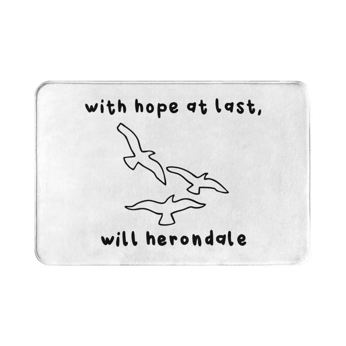 Коврик дверной из полиэстера Will-Herondale нескользящий коврик для ног входа кухни