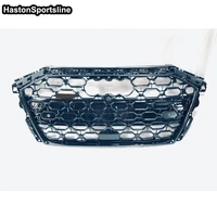 a3 q style racing grills front bumper sport honeycomb hood engine guard for audi a3s3sline 8v 2021up car accessories