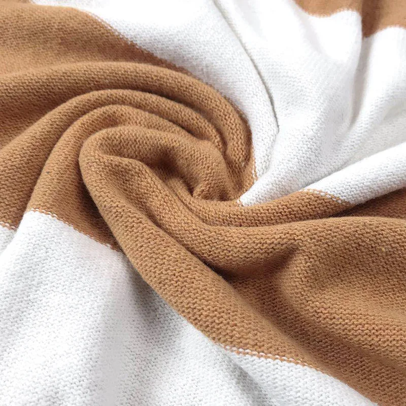 

Autumn Winter Casual Striped Knitted Cardigans Sweater Women Long Pockets Open Stitch Sweater 2020 New