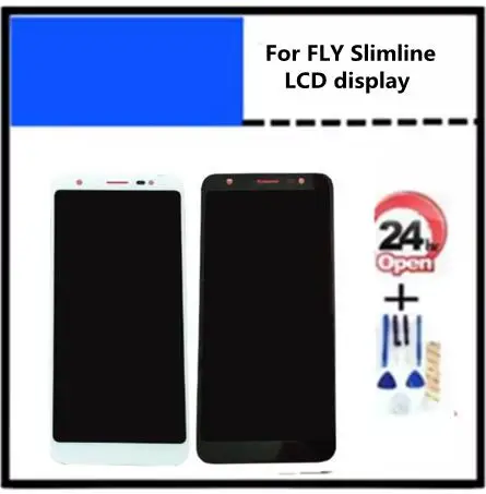 5 45 &quotчерный/белый для FLY Slimline ЖК-дисплей с сенсорным экраном дигитайзер