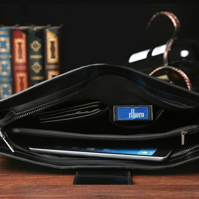 Новый тренд мужские и женские кожаные портфели маленькая сумка ручная из