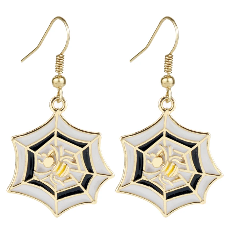 

Fashion Spider Web Earrings Halloween серьги Earings серьги кольца Wholesale Aesthetic Pendientes Earing for Women