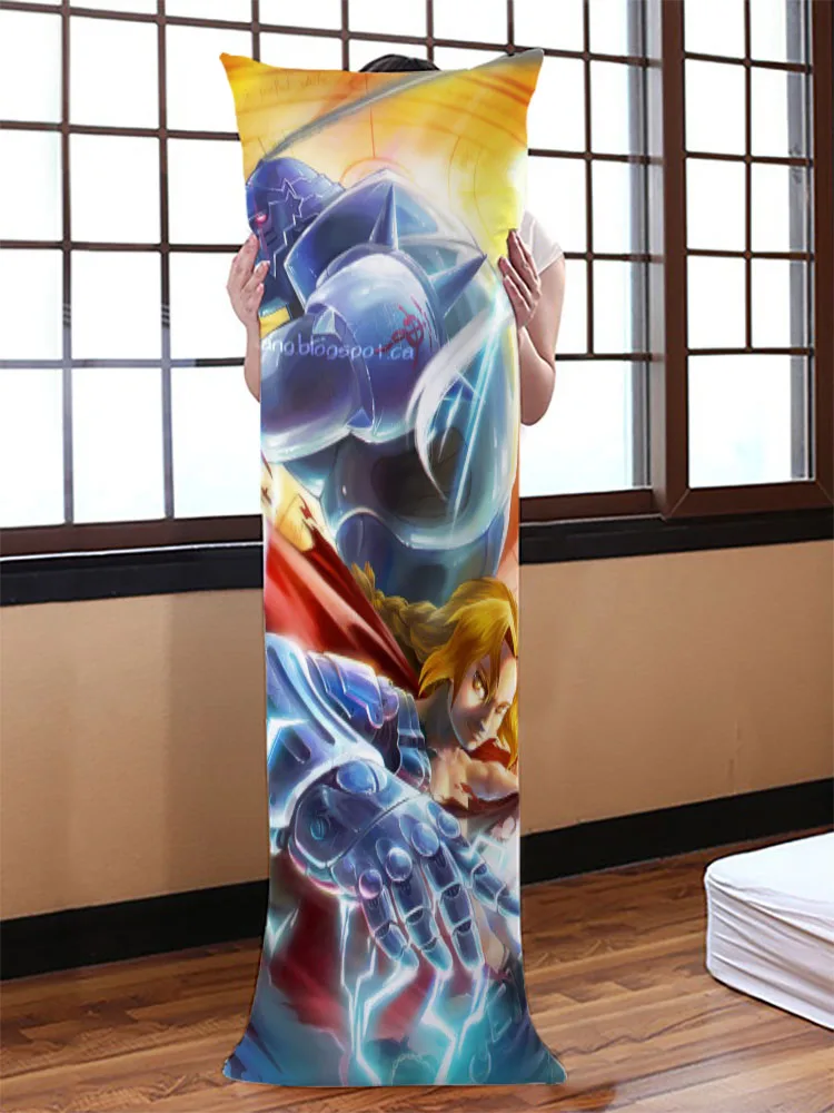 Цельнометаллический чехол для подушки с изображением алхимика Genshin ударный