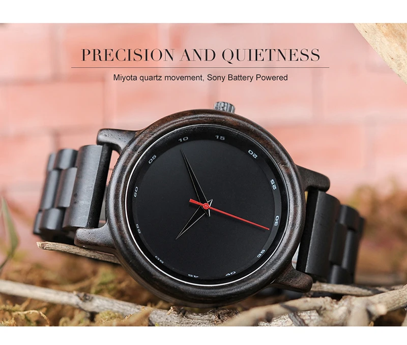 Reloj mujer BOBO BIRD, деревянные часы для мужчин, новинка, черный деревянный ремешок, кварцевые часы, аналоговые, роскошные подарки для мужчин, Relogio C-P10, Прямая поставка