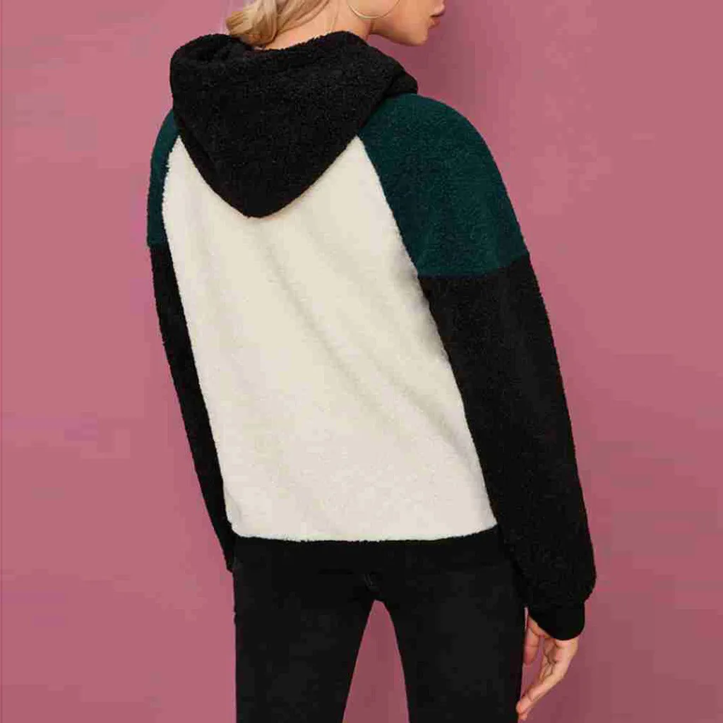 Кашемировая Толстовка для девушек с отворотом дизайнерская однотонная женская