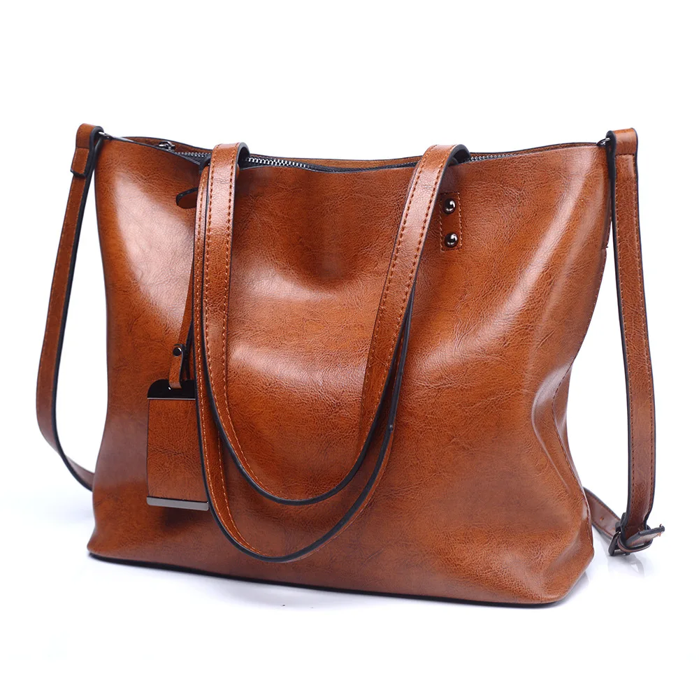 

YOUSE Women's Genuine Leather Handbag Ladies Bags Large Leather Designer Big Tote Bags For Women 2020 Luxury Shoulder Bag
