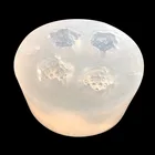 Трехмерная силиконовая форма в виде клубники из эпоксидной смолы может производить желе, помадные украшения для торта