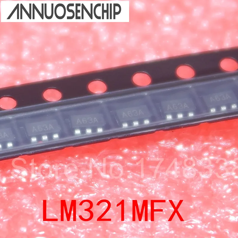 100CS LM321 LM321MFX A63A SOT 23 маломощный одиночный Op Amp новый и оригинальный|Интегральные