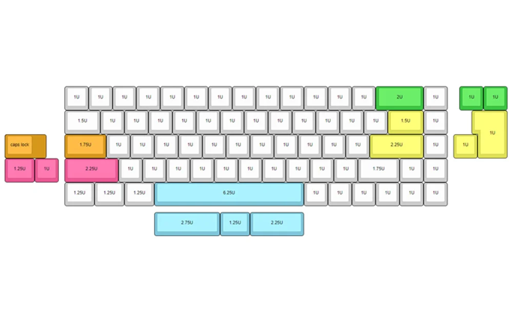 65% механическая клавиатура PCB пластина QMK тип-c программируемая плата
