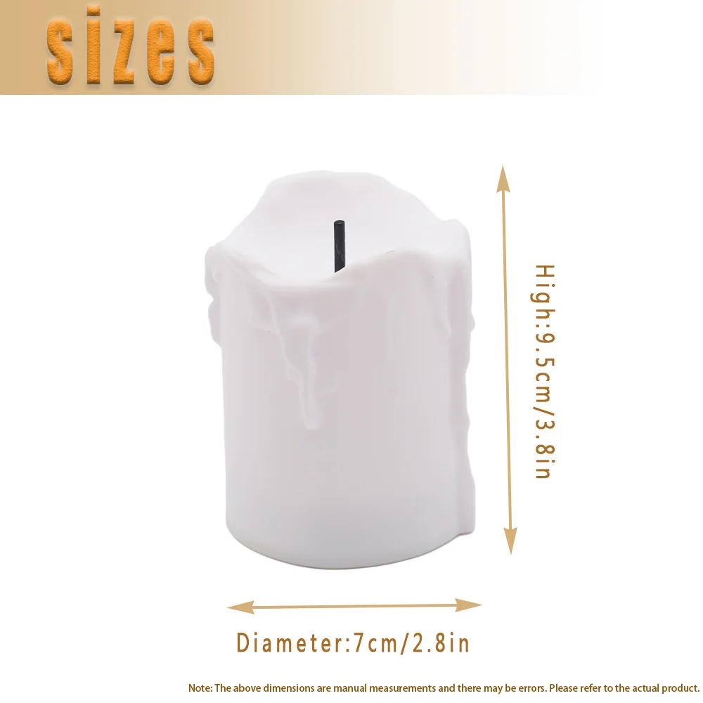 6PC Flameless LED Candle Light Simulated Electric Flickering Tea Lamp Wedding Christmas Party Home Decor |