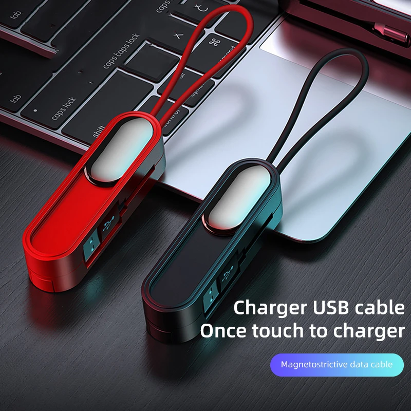 3 в 1 портативный магнитный USB-кабель для iPhone 12 Pro Max поглощающий мини-светильник