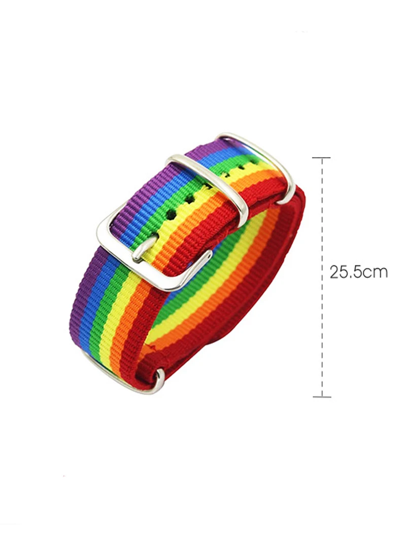 Браслет с радужным флагом ЛГБТ из Непала браслеты для геев бисексуалов