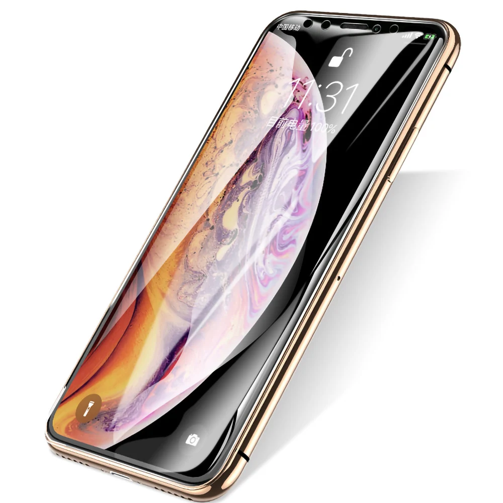 

ihuigol 2pc Hydrogel Film Full Cover Protective Screen Protector For iPhone 12 Mini Pro Max Anti-fingerprint Soft Film Not Glass