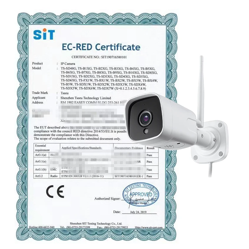 Wi-Fi IP камер наружного и внутреннего Камера 1080P 5MP sony Сенсор приложение Camhi микрофона динамика оповещение при обнаружении движения, работает от сети IP Камера