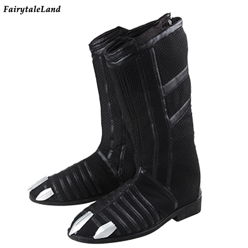 Костюм для косплея капитана Пантеры комбинезон взрослых на Хэллоуин с