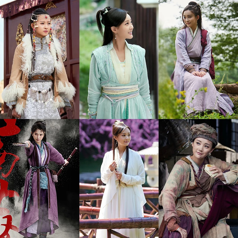 Восточное платье Hanfu для женщин Китайская традиционная актриса боевые искусства