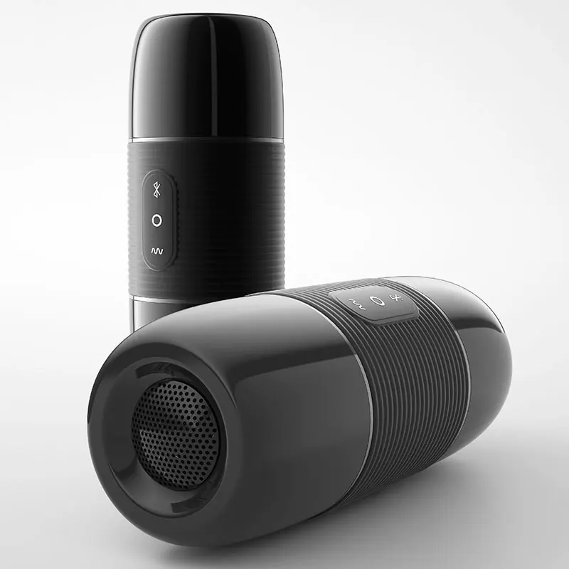 USB зарядка Bluetooth динамик чашка для мастурбации Вибрационный мастурбатор мужчин