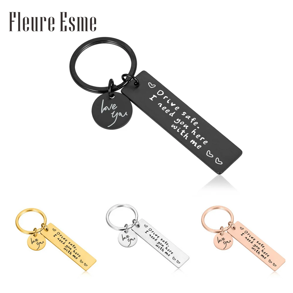 Безопасность вождения брелоки для пар подарки на день рождения я люблю тебя