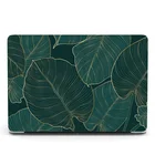 Чехол для ноутбука Macbook Air 13 2020 2019 2018 M1, с принтом в виде зеленых листьев, милые Air 13,3 дюйма, A1932, A1466, A2179, A2337, Защитные Чехлы