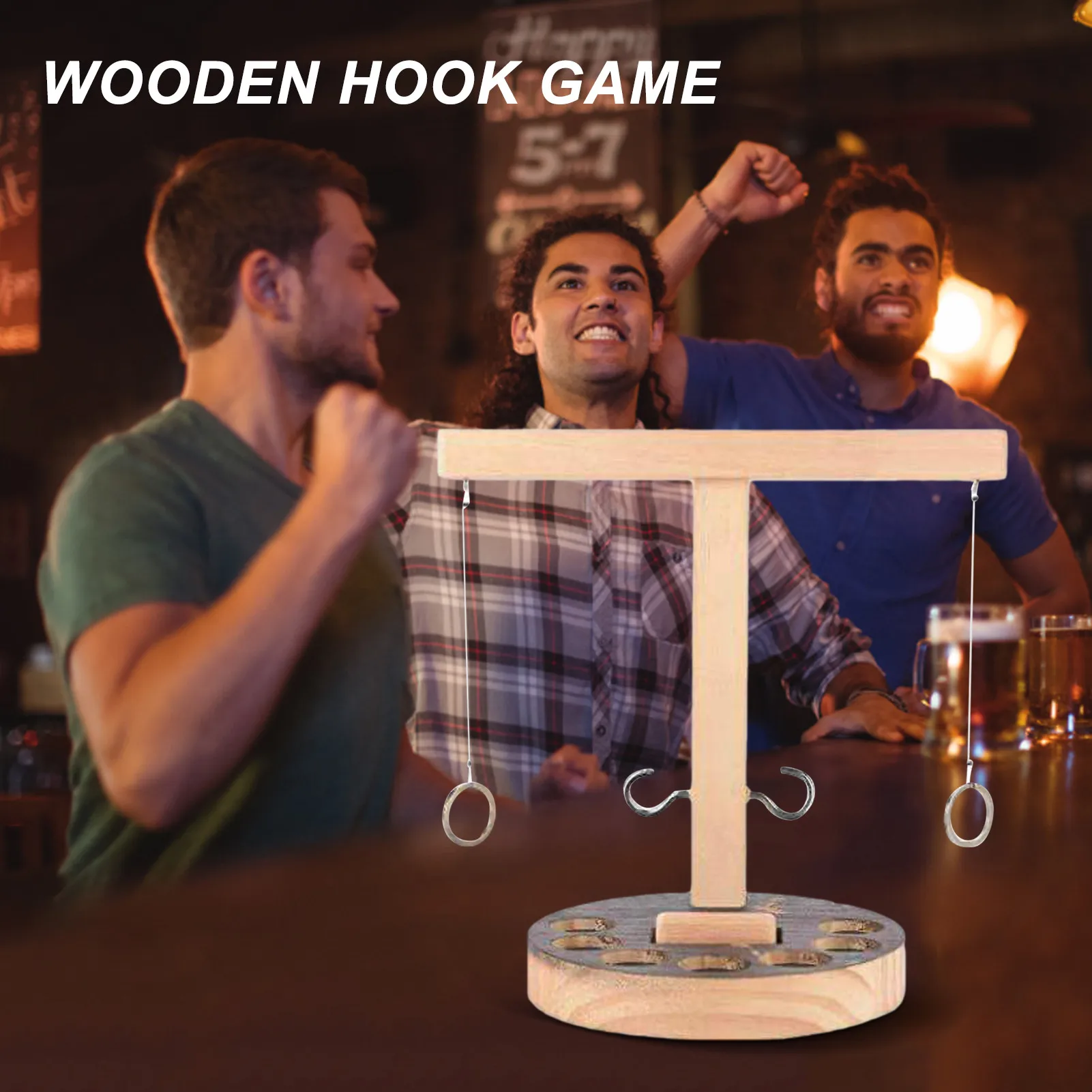 Игрушки для вечеринок деревянное кольцо игра в бросок крючок настольные игры