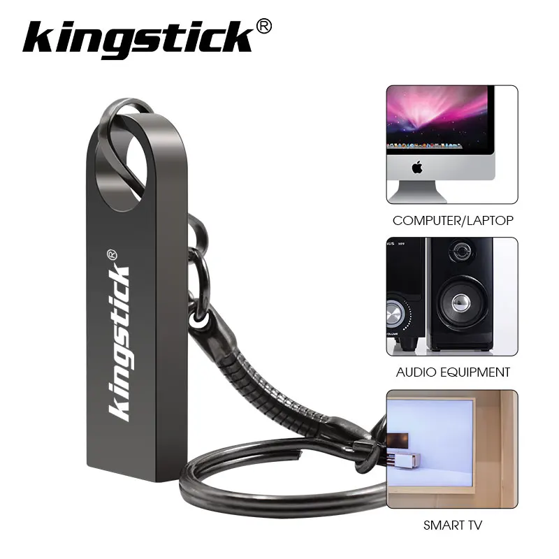 Мини-ключ USB флеш-накопитель Серебристый Золотой металлический 64 ГБ 8 16 32 128 Гб