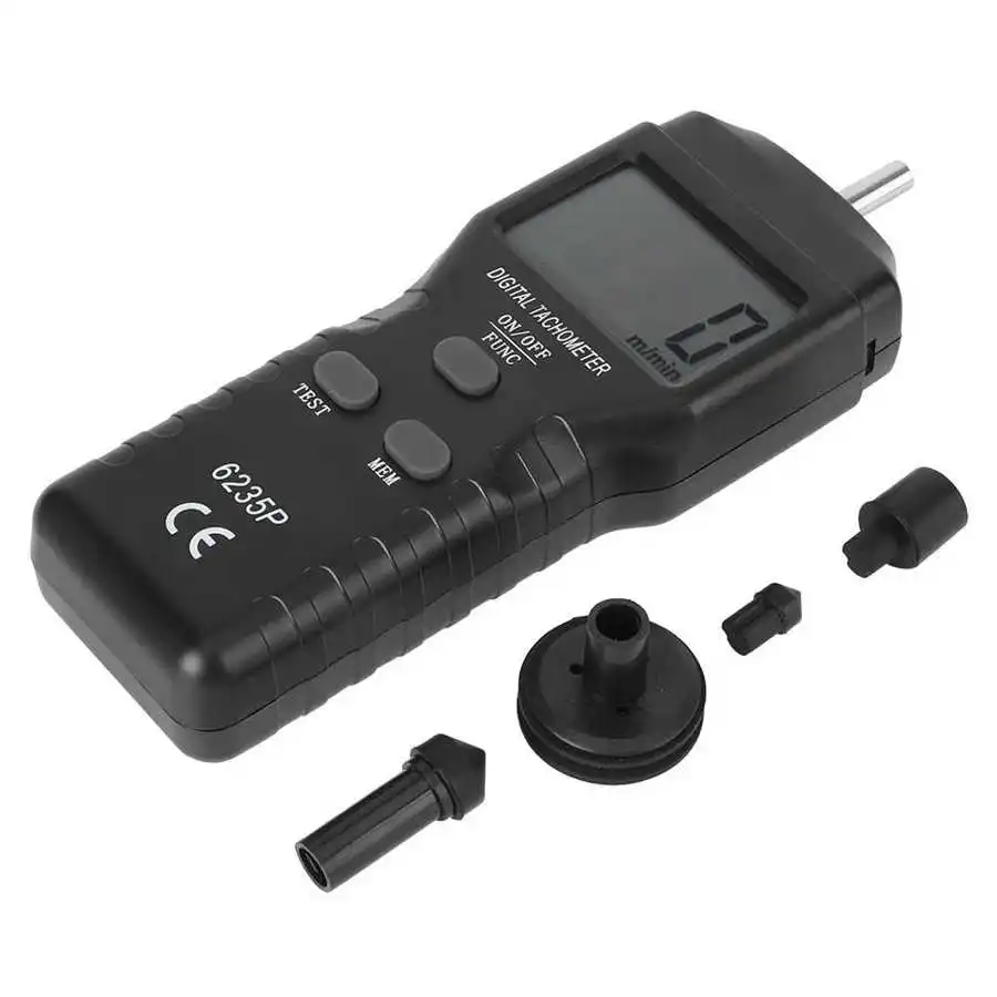 Интеллигентая (ый) цифровой тахометр 6235p Smart ЖК дисплей 1 0 19999 ОБ/мин контакт Тип