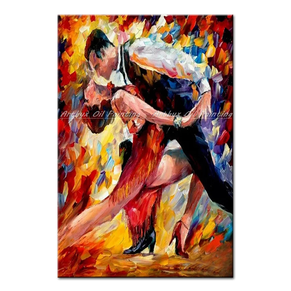 Современные абстрактные настенные картины Arthyx богатая текстура картина маслом