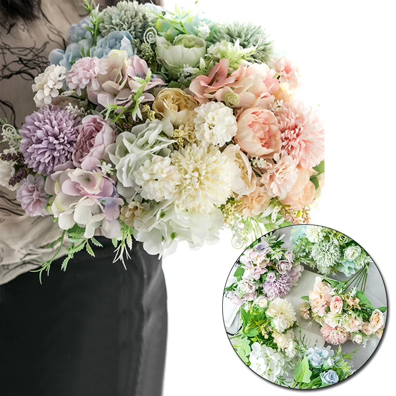 Свадебная имитация розы Букет невесты цветок букет фотографии реквизит