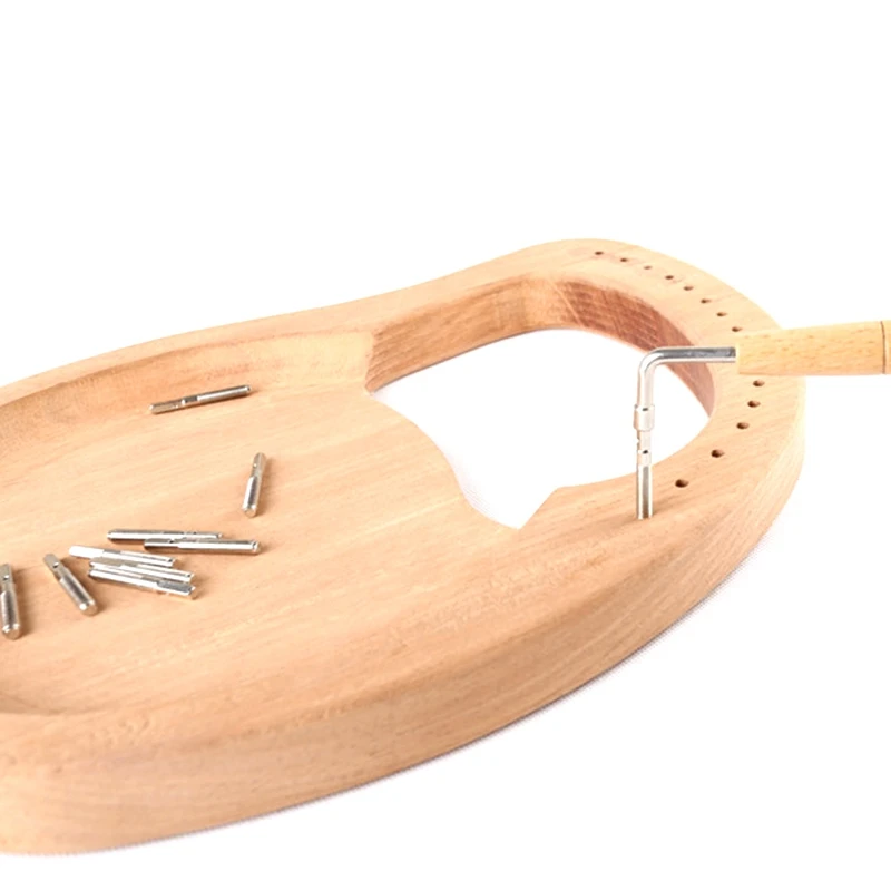 

20 Pcs Lyre Harp Tuning Pin Nails with 20 Pcs Rivets Set for Lyre Harp Small Harp Musical Stringed Instrument